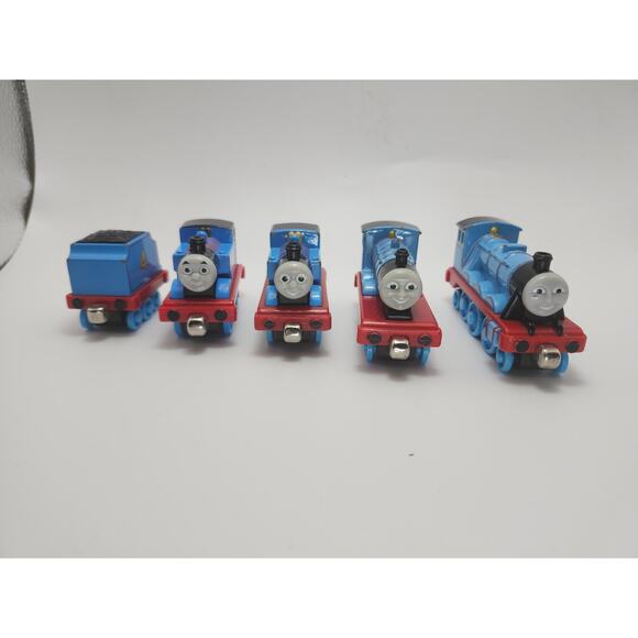 Thomas & Friends Take Along Diecast Train Lot Gordon Edward 2x Thomas + Tender - Picture 13 of 13